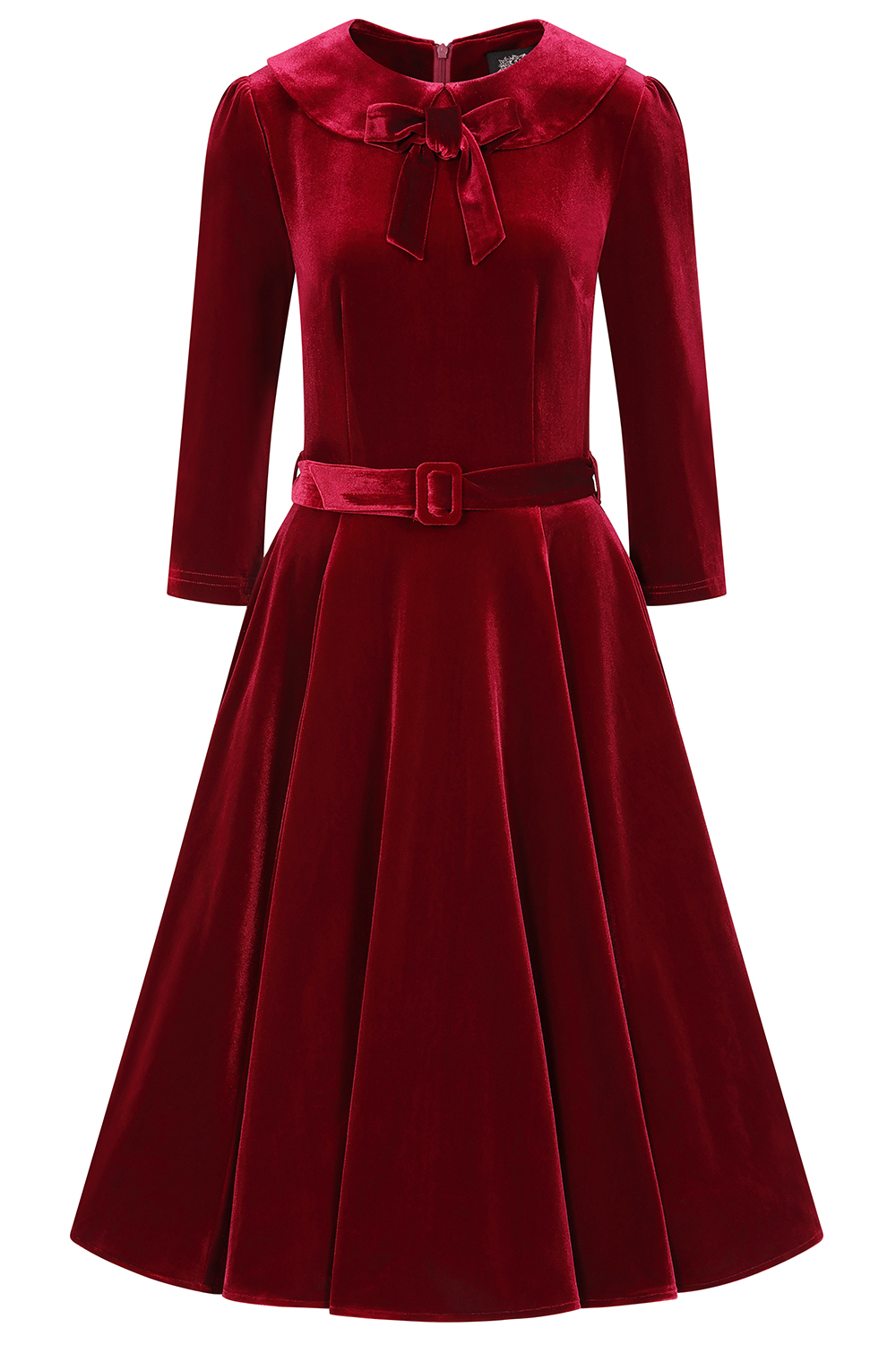 Lua Velvet Swing Dress in Extended Sizing